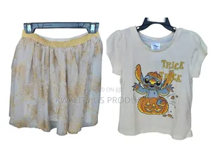 Disney Girls Skirt and T-Shirt Set - 5 and 6 Years