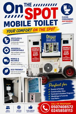 Mobile Toilets For Rentals
