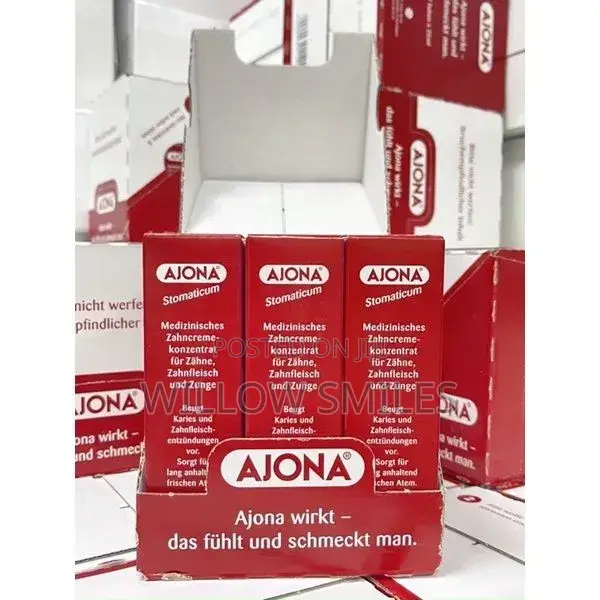 Ajona Stomaticum Toothpaste + Brush + Tongue Scraper