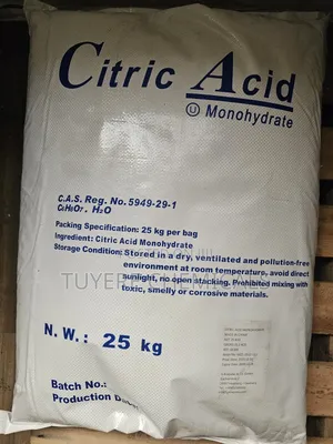 Citric Acid Anhydrous Citric Acid Monohydrate