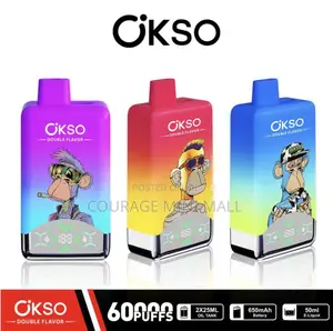 Okso Double Flavor Puffs Rechargeable Vape