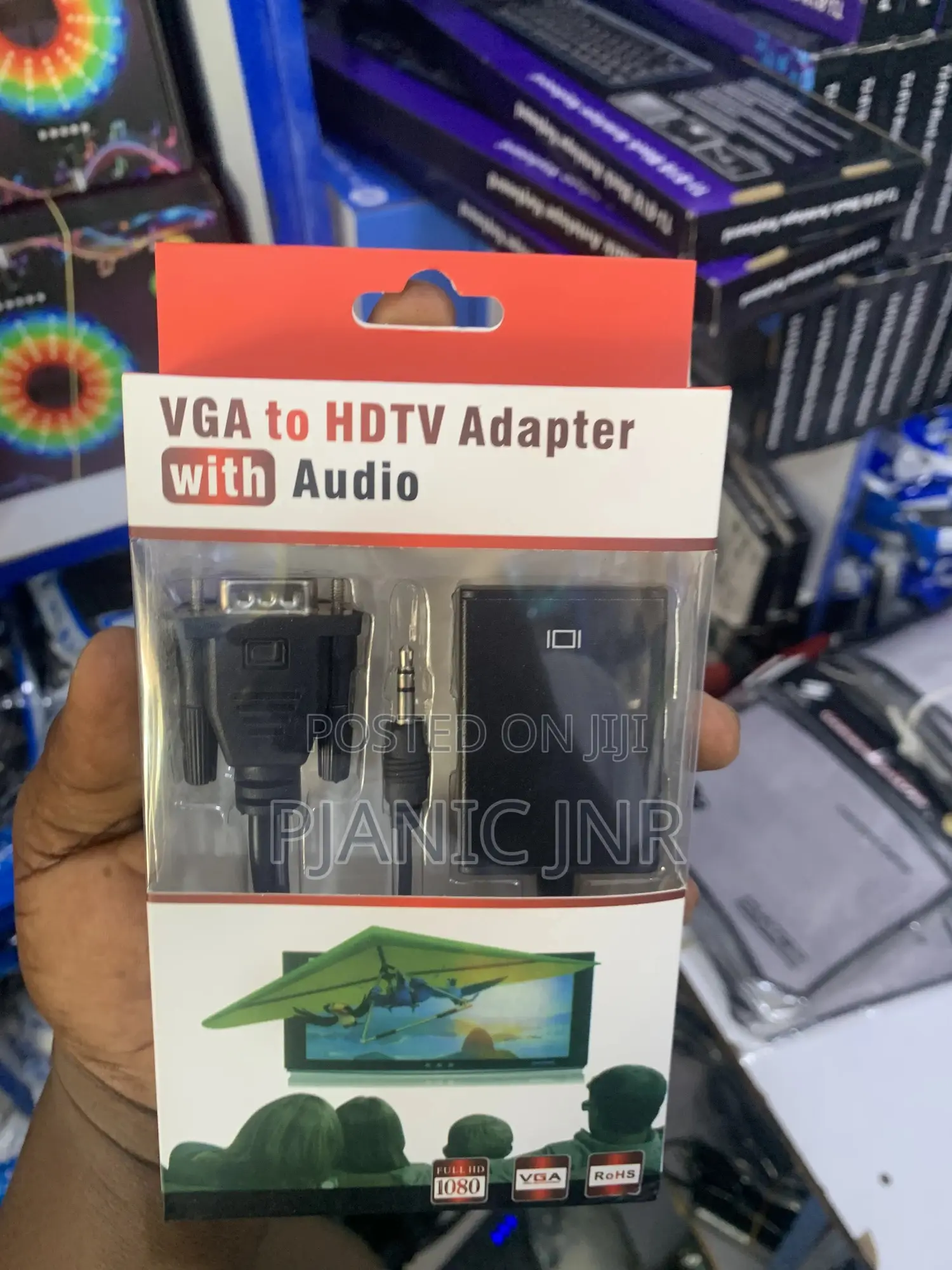 Vga to HDTV Adapter With Audio Converter