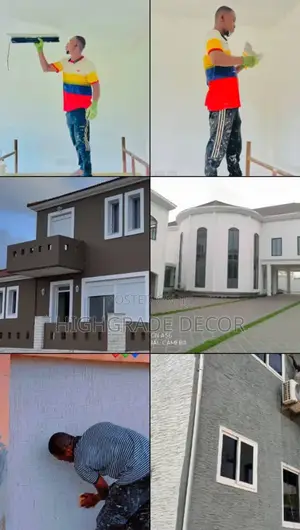 Painting, Graffiato Sand and Stone,Pop Skimming,Roofing Leakage