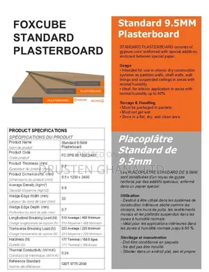 Plasterboard Standard 9.5x1200x2400mm