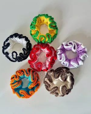 Handmade Crochet Scrunchies