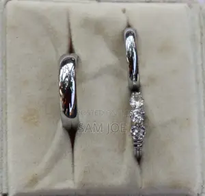 White Tungsten Anti Scratch Wedding Rings