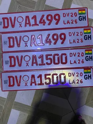 Original Dv Plate With a Year Insurance