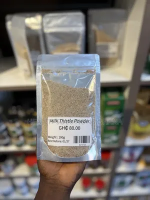 Milk Thistle Powder for Liver Detox Wellness Support