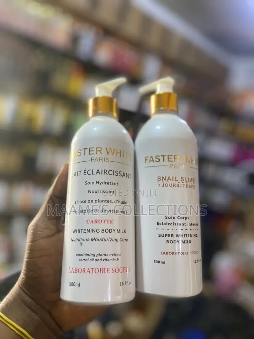 Faster White Paris Whitening Body Milk ( GH₵ 270 Each )