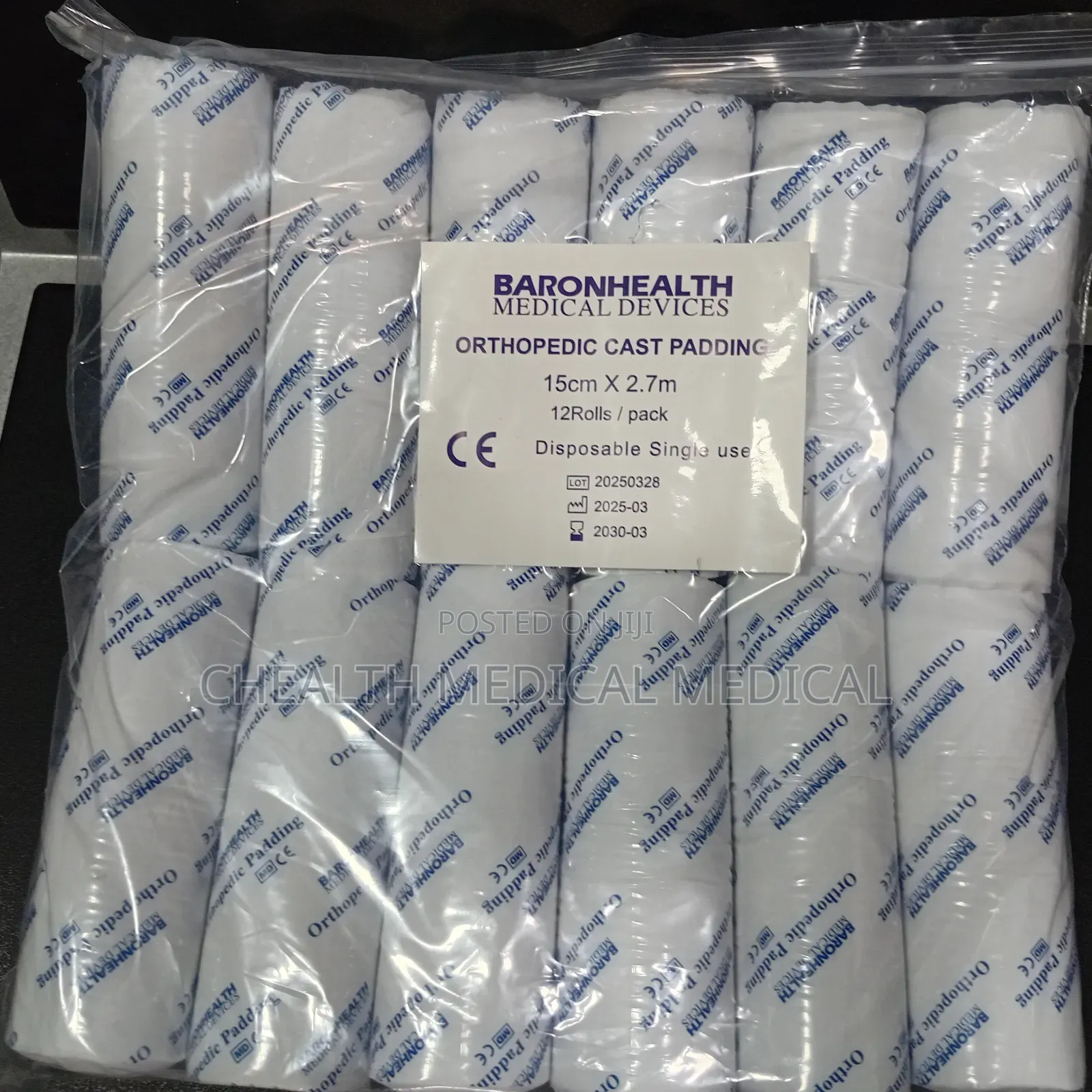 Orthopedic Cast Padding 6"(15cm×2.7m)