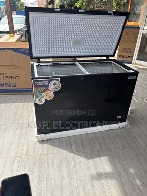 Nasco 400l Commercial Black Chest Freezer