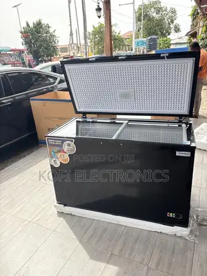 Nasco 400l Large Capacity Chest Freezer Black