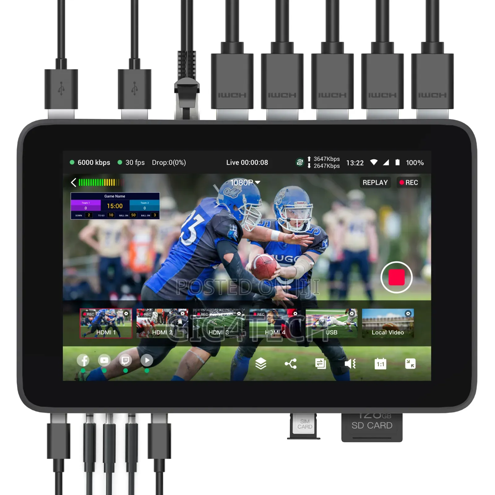 Yololiv Yolobox Ultra All-in-One Multicamera Video Switcher