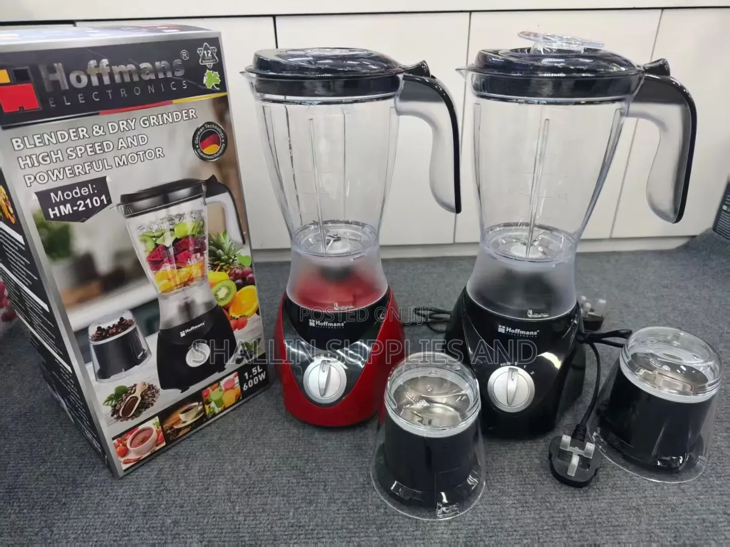 Hoffmans 2-in-1 Blender Dry Grinder (Hm-2101)