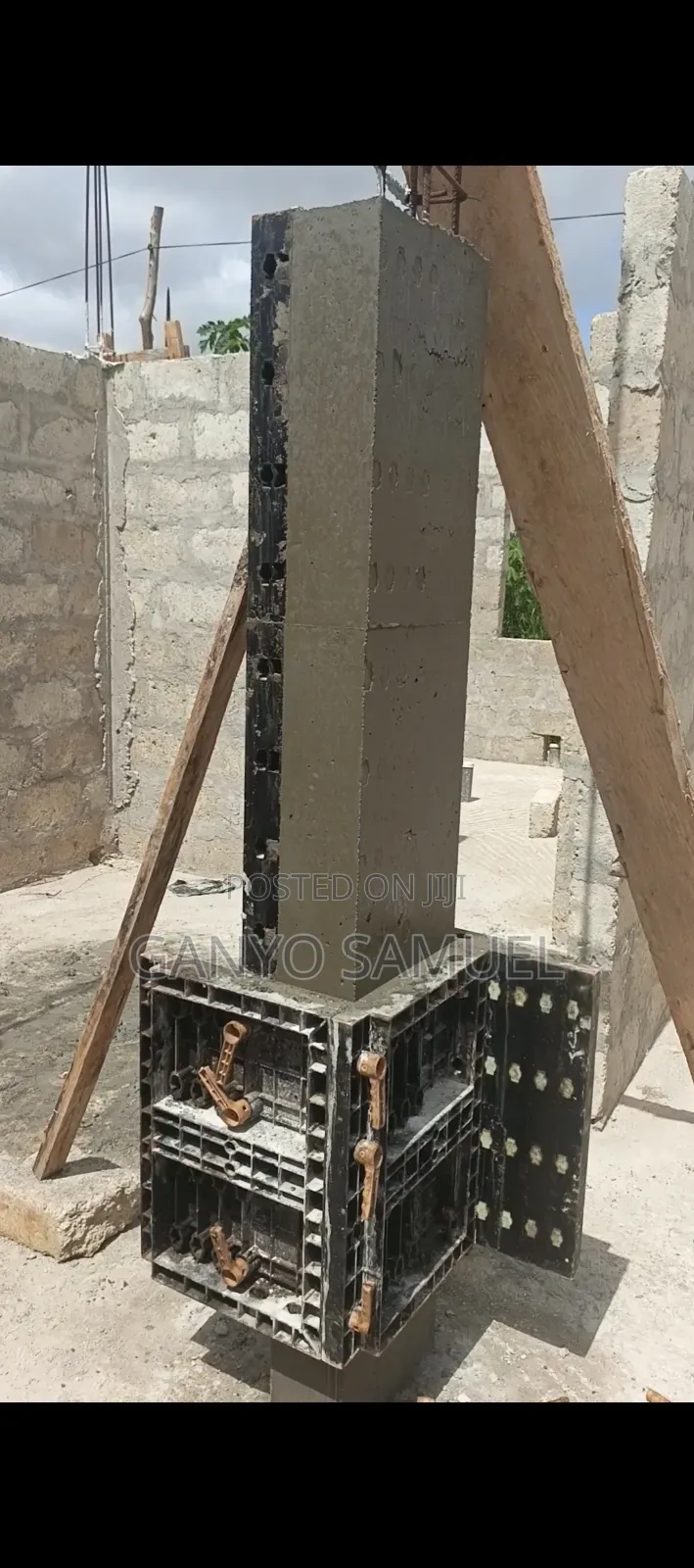 Sam Tuga Pillar Construction Work