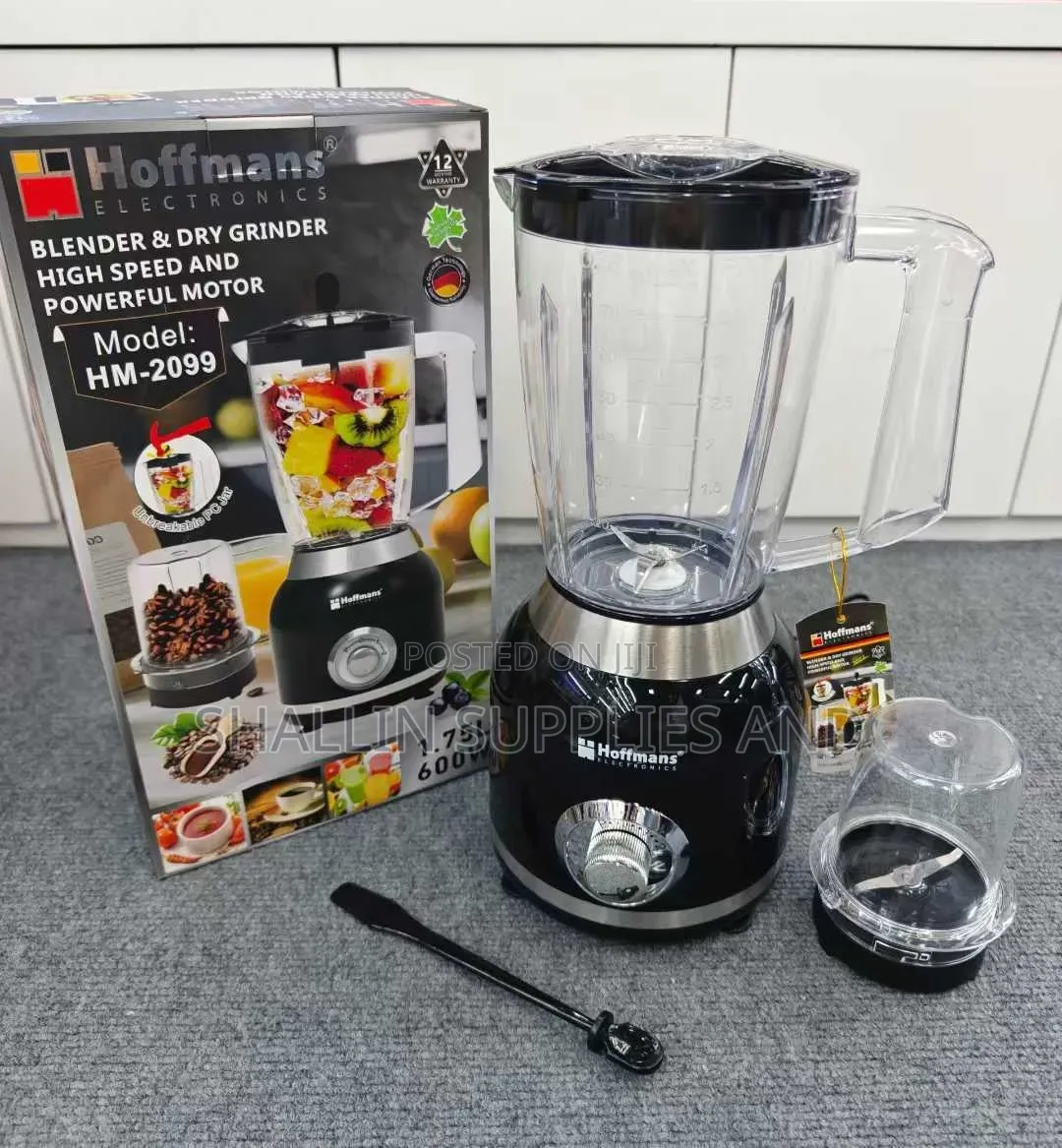 Hoffmans 2-in-1 Blender Dry Grinder (Hm-2099)