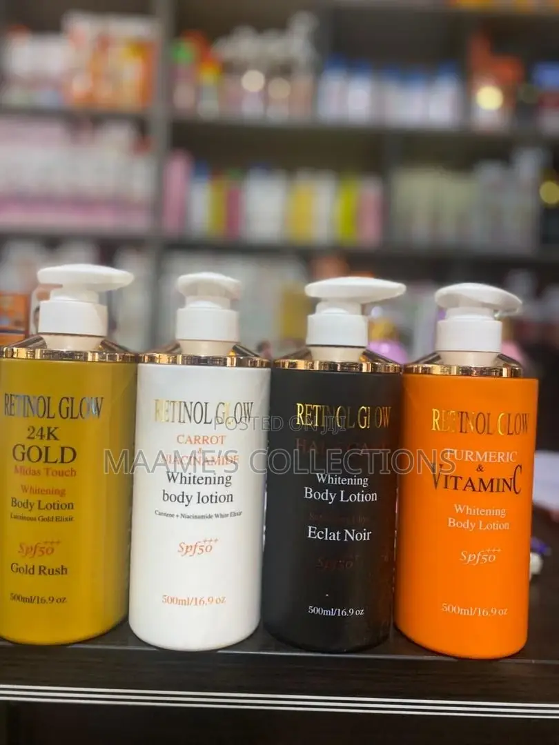 Retinol Glow Whitening Body Lotions.