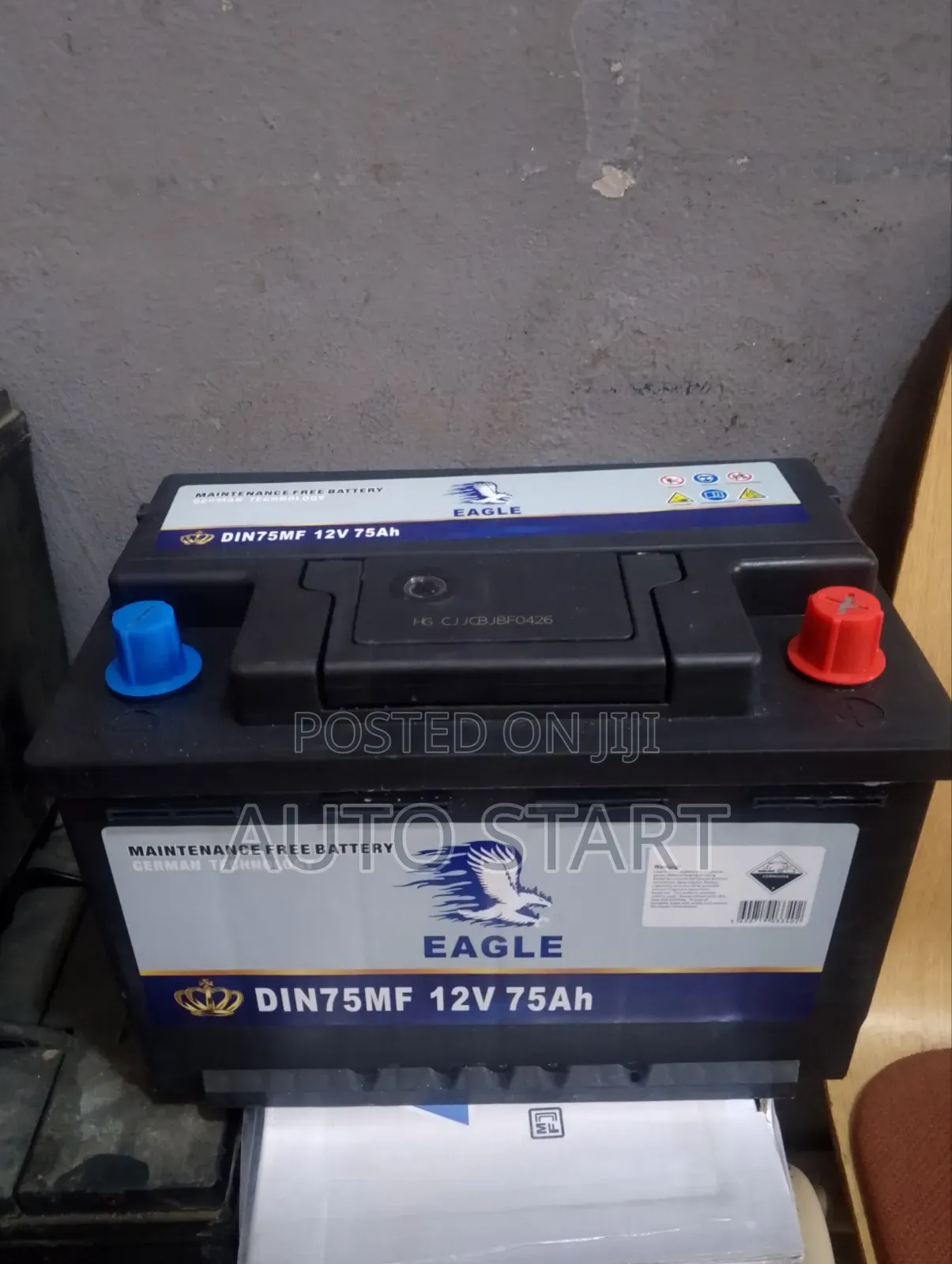 Car Battery 75ah+Free Delivery