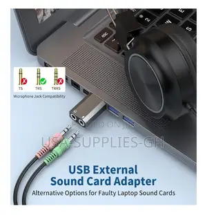 Qianlink Usb to 3.5mm Audio Adapter From Usa