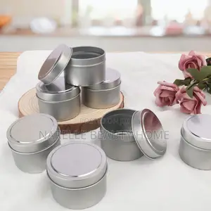 12pcs - Aluminium Candle Jars for Creams, Butters and Salves - 100g