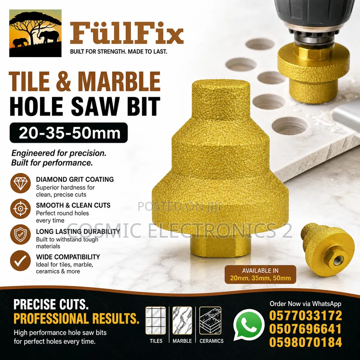 Fullfix Multi- Layer Diamond Hole Saw Bit