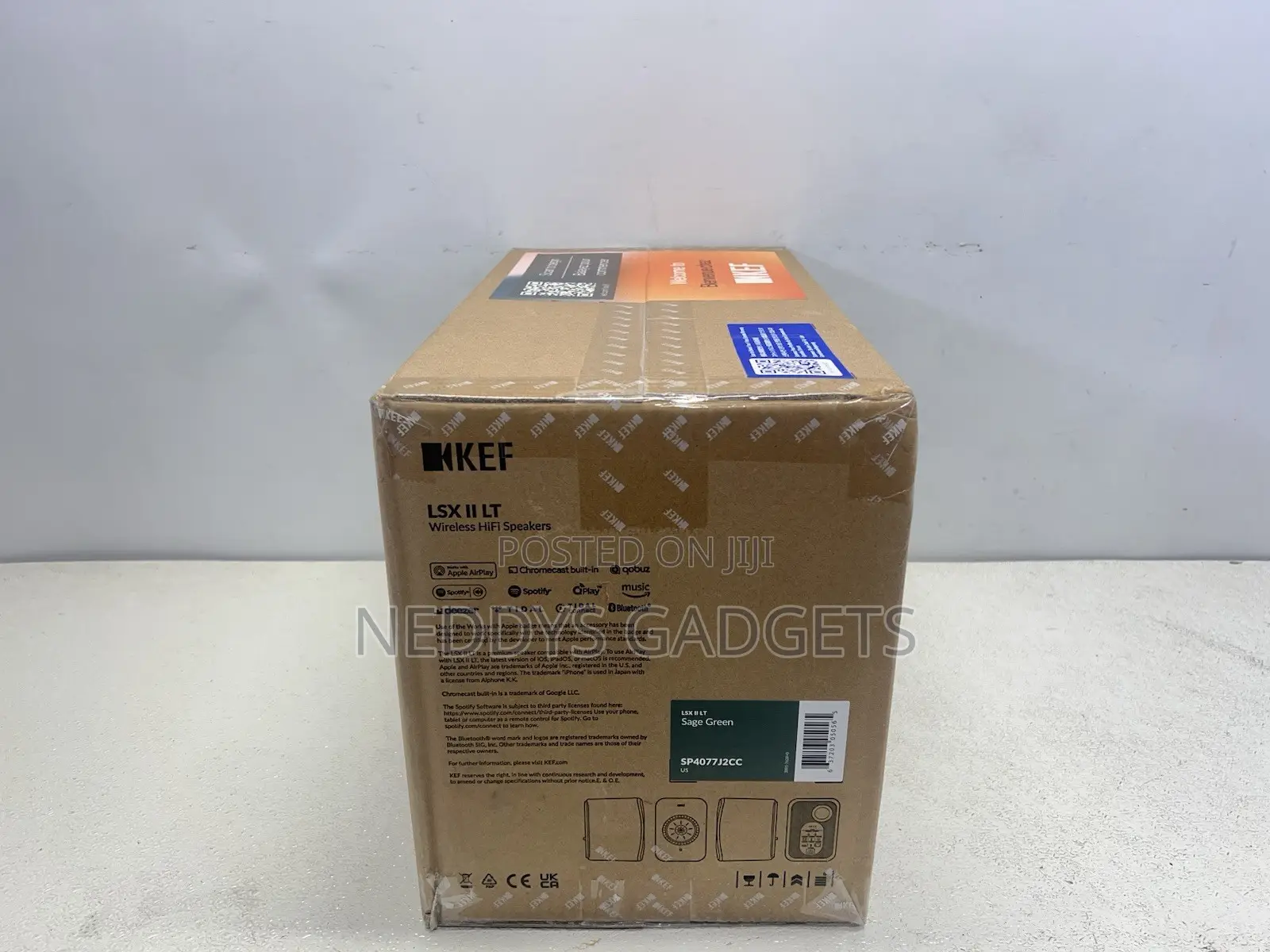 Kef LSX Ii Lt Wireless Hifi Speakers - Graphite Grey
