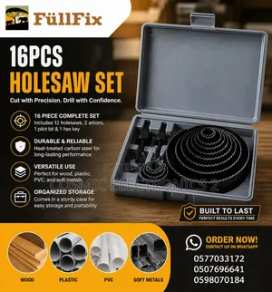 16 Pieces Hole Saw Set