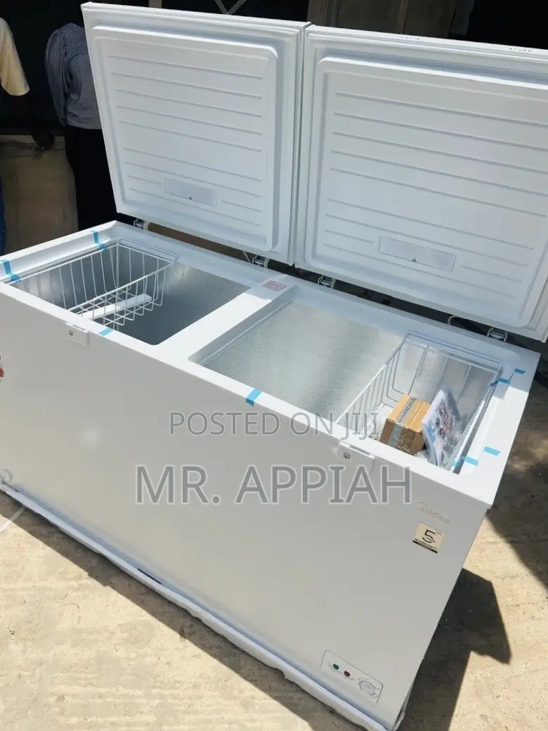 Energy Efficient Midea Double Door Electric Chest Freezer(508l).