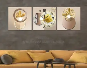 Modern Decorative Painting With Clock