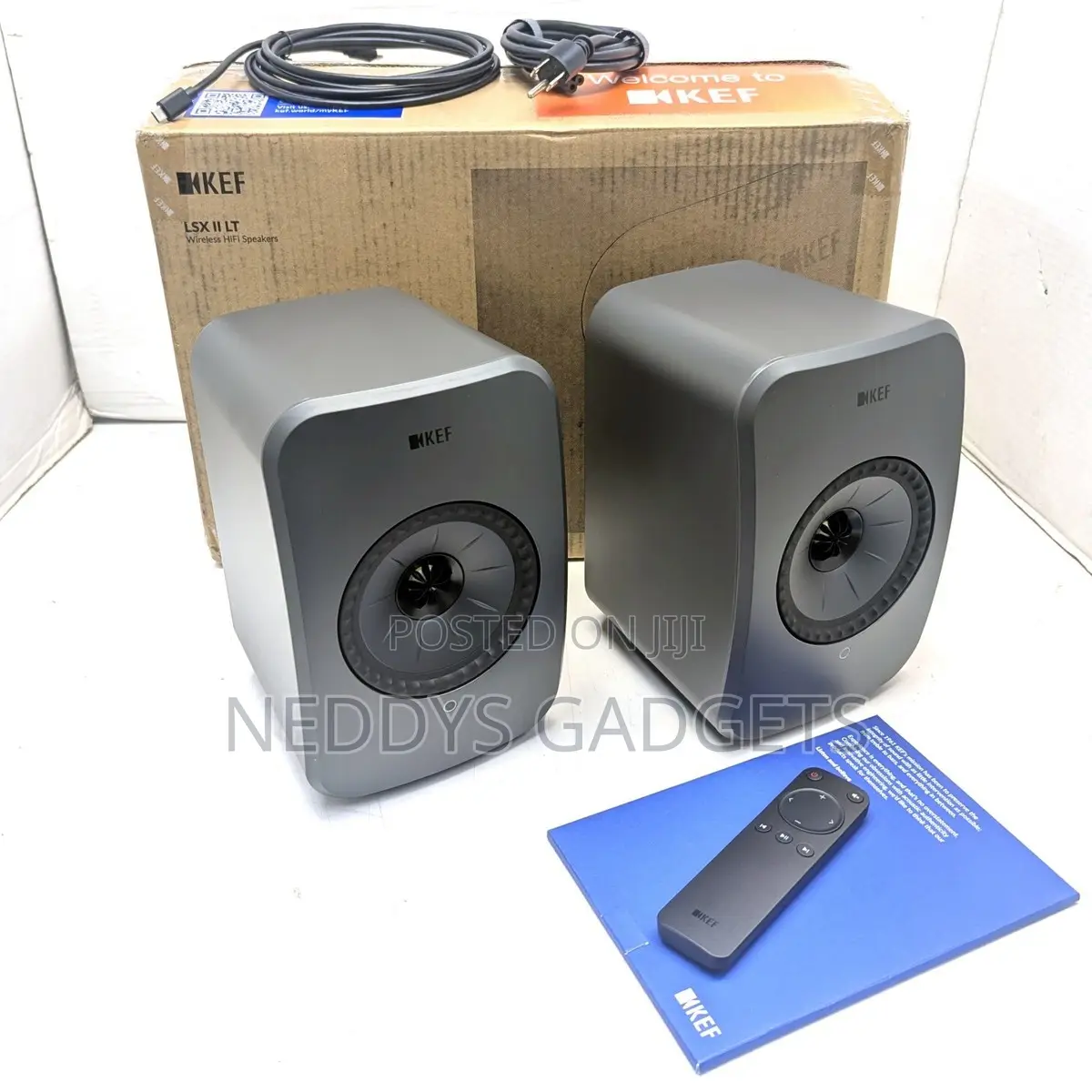 Kef LSX Ii Lt Wireless Hifi Speakers - Graphite Grey