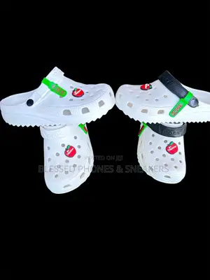 Female White Crocs