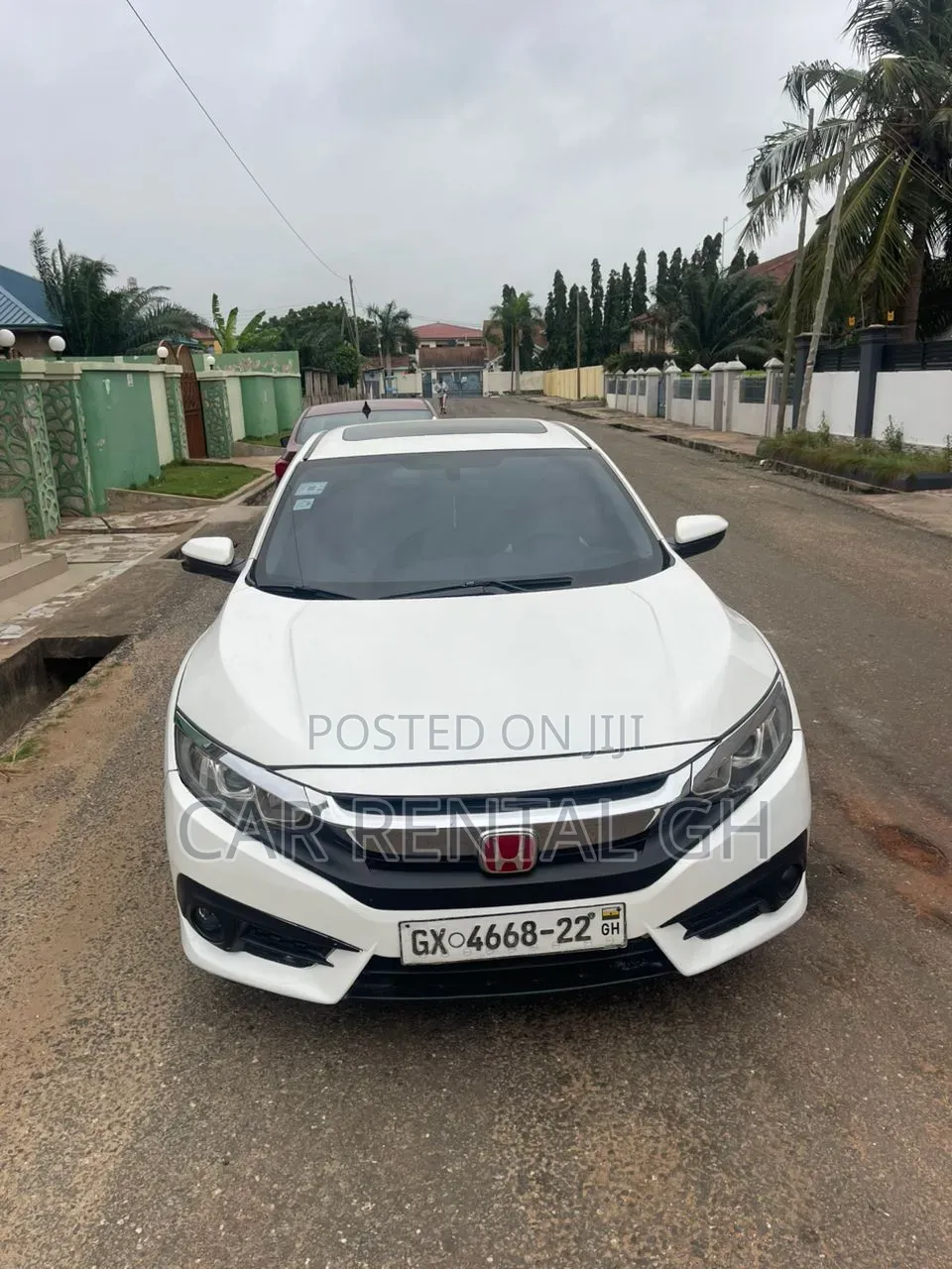 White Honda Civic for Rent – Clean, Stylish Reliable