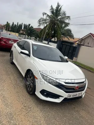 White Honda Civic for Rent – Clean, Stylish Reliable