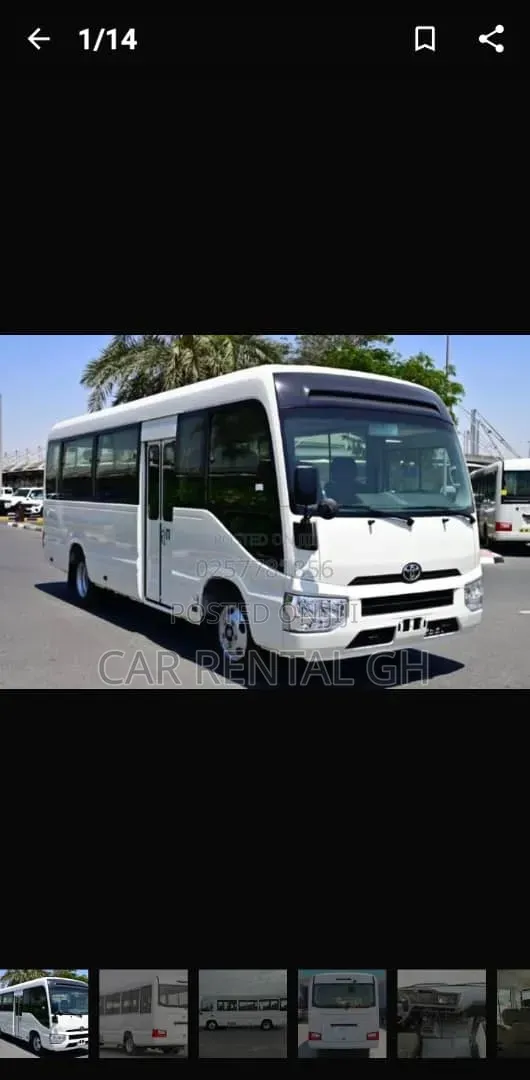 Coaster Bus for Rent – Spacious Reliable