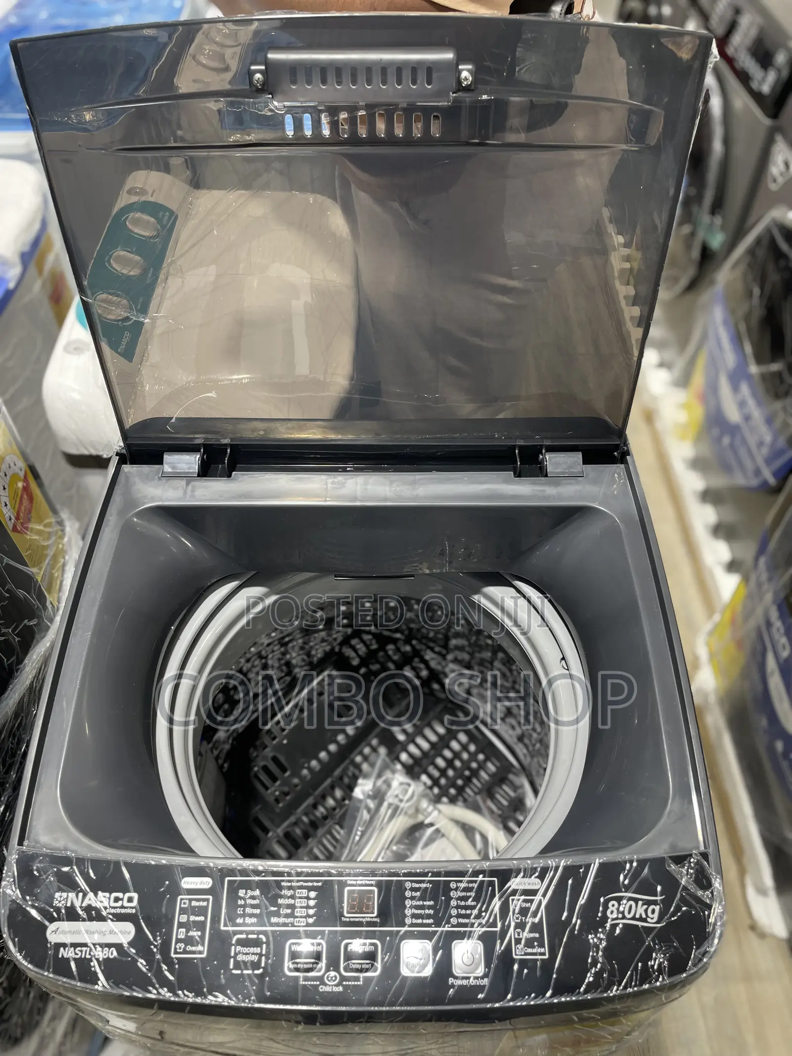 Nasco 8kg Fully Automatic Washing Machine