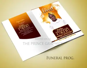 Funeral Brochure Design and Printing