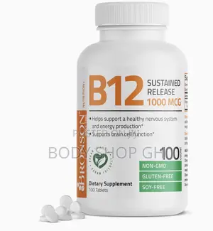 Vitamin B12 1000 MCG Sustained Release Premium Non Gmo Tablets