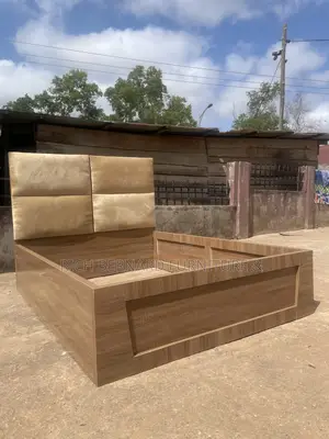 Foreign Laminated Double Bed Frame