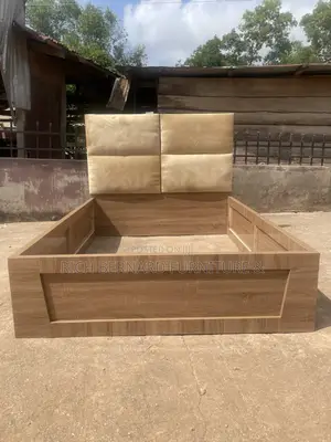 Foreign Laminated Double Bed Frame