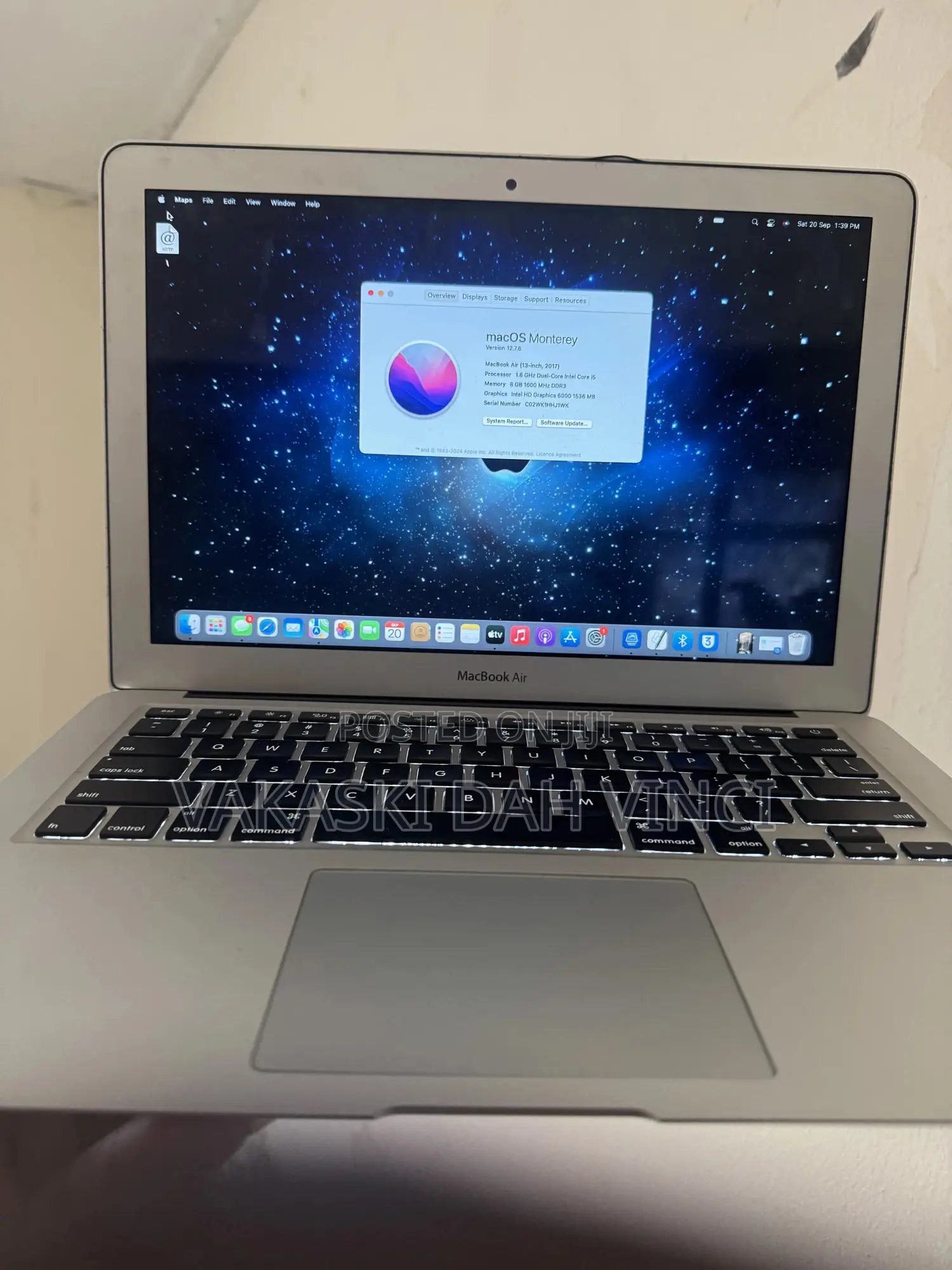 Laptop Apple MacBook Air 2017 8GB Intel Core i5 SSD 128GB