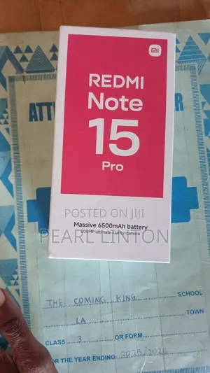 New Xiaomi Redmi Note 15 256 GB Black