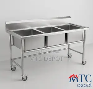 Three Sink For Kitchen