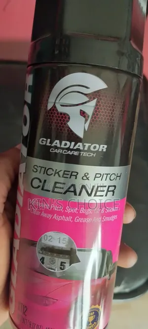 Sticker and Pitch Cleaner