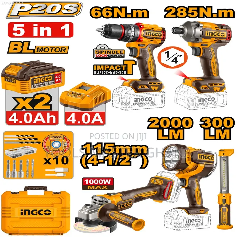 Cordless 5 PCS Combo - Cosli250692