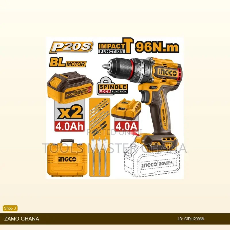 Brushless Cordless Impact - Cidli20968