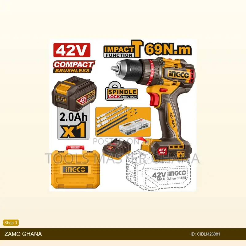 Compact Brushless Cordless Impact - Cidli426981