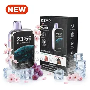 ZMR 30000puffs Sakura Grape Vape Disposable Rechargable Shisha Screen