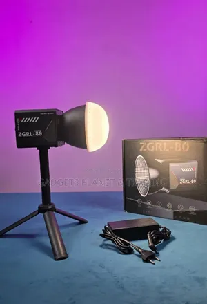 ZGRL-80 Portable Fill Photography Cool Warm Lights With Inbuilt Fan