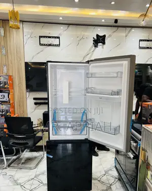 Premium Design Pearl Double Door Electric Refrigerator(311l)Black.