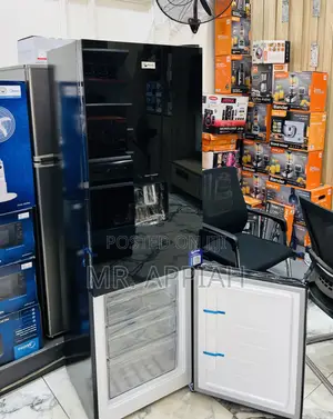 Unique Pearl Pf-370-13m Bottom Mount Freezer Fridge 